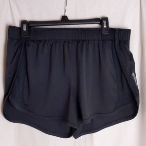 REEBOK Fold Over Waist Dri-Fit Athletic Shorts / Large
